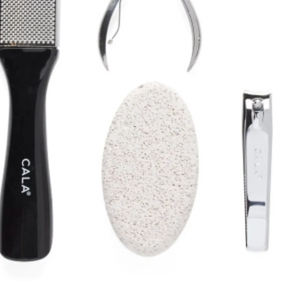 CALA Men’s Proffesional Grade Pedicure Care Kit Travel Set of 4
